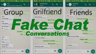 How to make fake whatsapp chat conversation in hindi screenshot 1