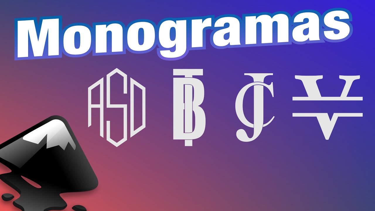Cómo Crear Monogramas en Inkscape