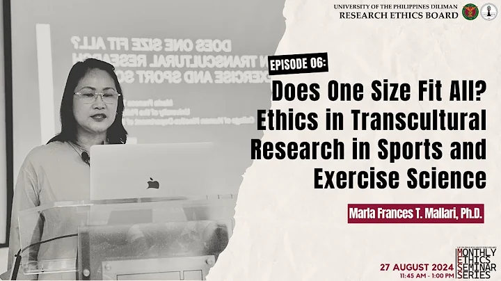 [2024] Ep.06: Does One Size Fit All? Ethics in Transcultural Research in Sports and Exercise Science