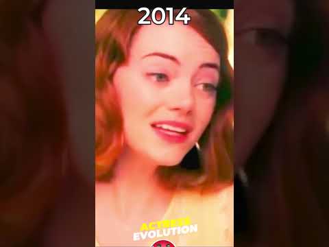 Emma Stone~Actress Evolution  #shorts #short #shortvideo #actress