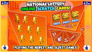 🎉NATIONAL LOTTERY - ONLINE SCRATCH CARDS!💥 Playing The Newest And Oldest Instant Win Games! 🤞 screenshot 5