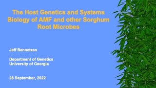 The Host Genetics and Systems Biology of AMF and other Sorghum Root Microbes