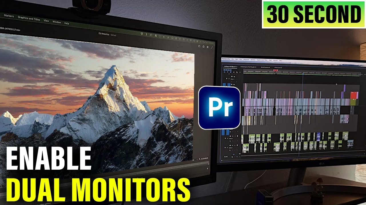 Multiple Screen Adobe How to Setup DUAL Monitor in Adobe Premiere Pro (Quick & Easy) - YouTube