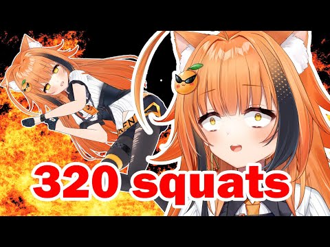 320 squats with full 3D tracking