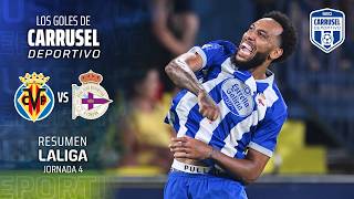 ¡A Coruña, rendida a AUBAMEYANG! - Resumen de goles del Villarreal CF 2-3 Deportivo La Coruña