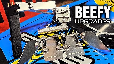 Heavy-duty Rc Boat Bitz Hardware Kit Proboat Super SonicWake 48 Strut, Rudder, Trim Tabs, Turn Fins