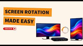 How to Change Screen Orientation on Qbic (Portrait & Landscape)