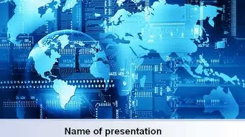 World Business Building PowerPoint Template by PoweredTemplate.com