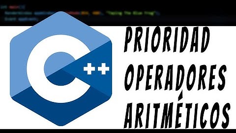 12-Curso C++ (98-11-14-17) - Prioridad Operadores Aritméticos