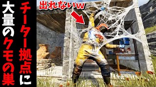 チートを使った奴の拠点をクモの巣だらけにしてみた【RUST 実況】