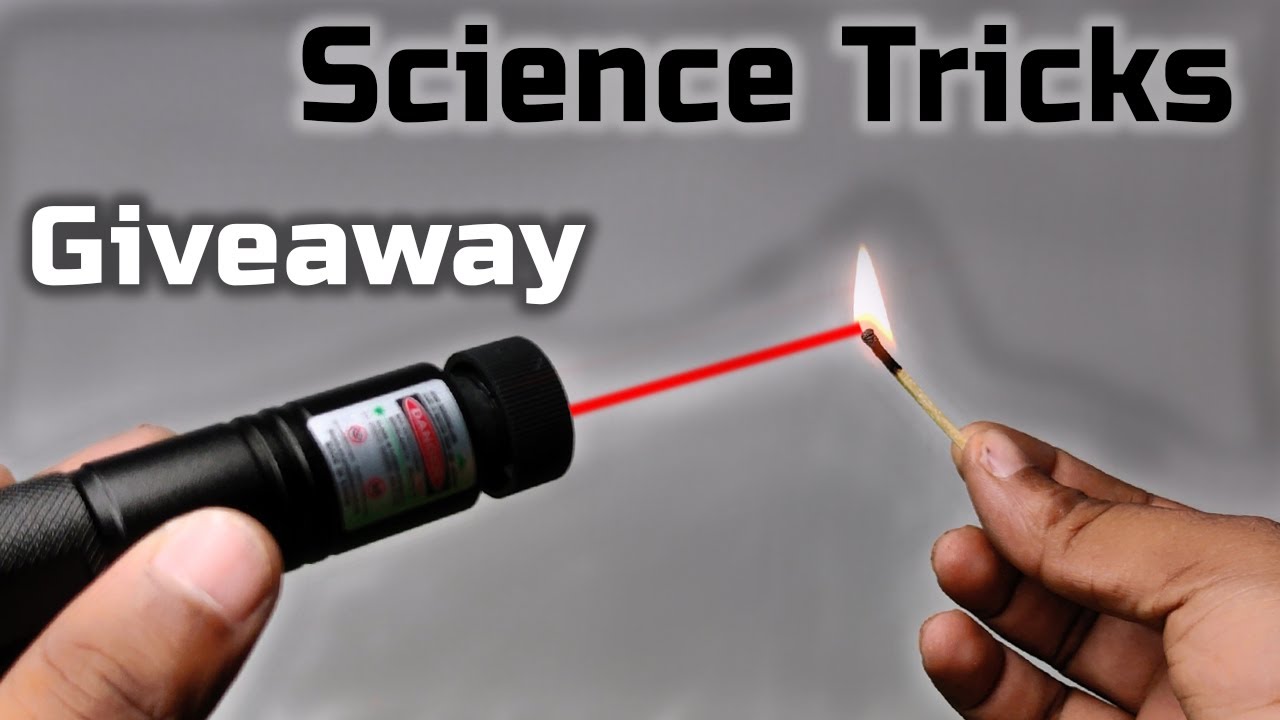 ⁣Science is magic! Here are 5 easy science experiments that you can do at home with laser light!