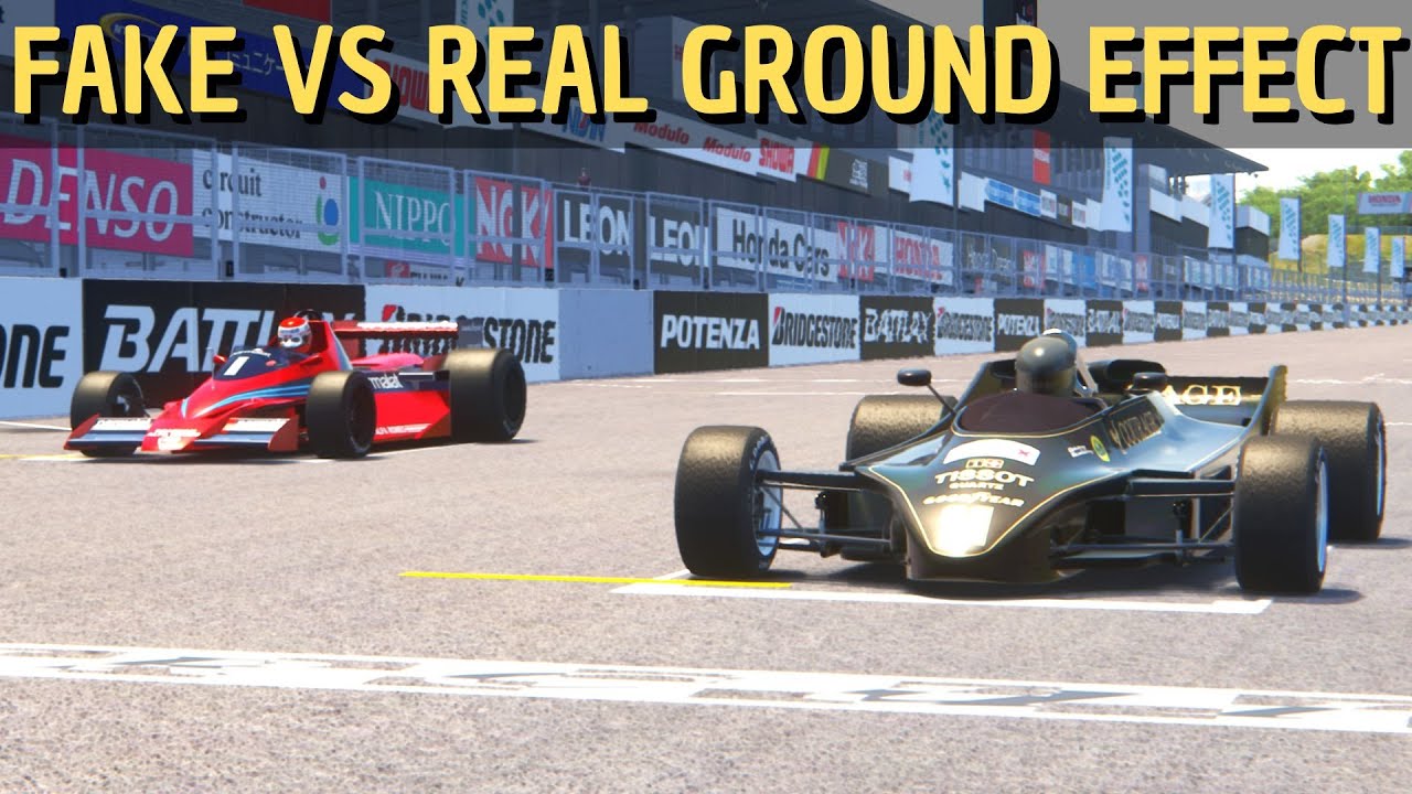 Fake VS Real Ground Effect/ Lotus 88xBrabham BT46 