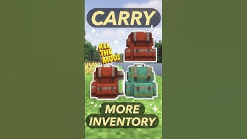 Increase Inventory Space! Sophisticated Backpacks Mod | All The Mods 8 & 9 Essentials