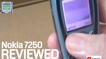 Review of Nokia 7250i Mobile Phone from 2003 - ringtones, games and camera reviewed