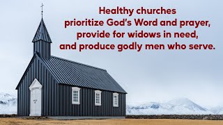 (Acts 6:1-7) Healthy churches do these three things from Acts 6...