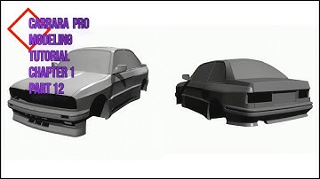 Carrara Pro Car Modeling Tutorials Part 12 BMW E30 M3