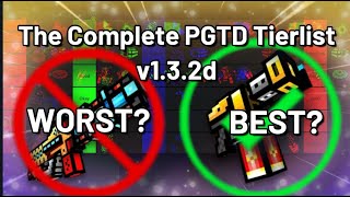 The Complete PGTD Tierlist Version 1 3 2D