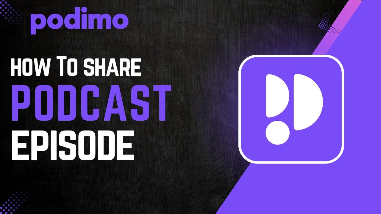 How to share a podcast episode from Podimo