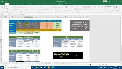 Input output Model - Part 1