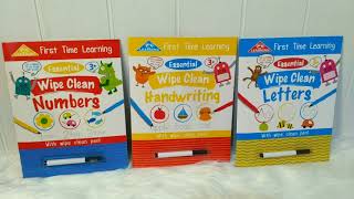 Promo Paket Hemat Beli 3 Buku Atau Lebih First Time Learning Essential Wipe Clean Book