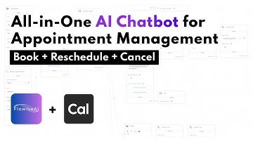 Complete AI Appointment Management Chatbot: Book, Reschedule & Cancel with Flowise + Cal.com