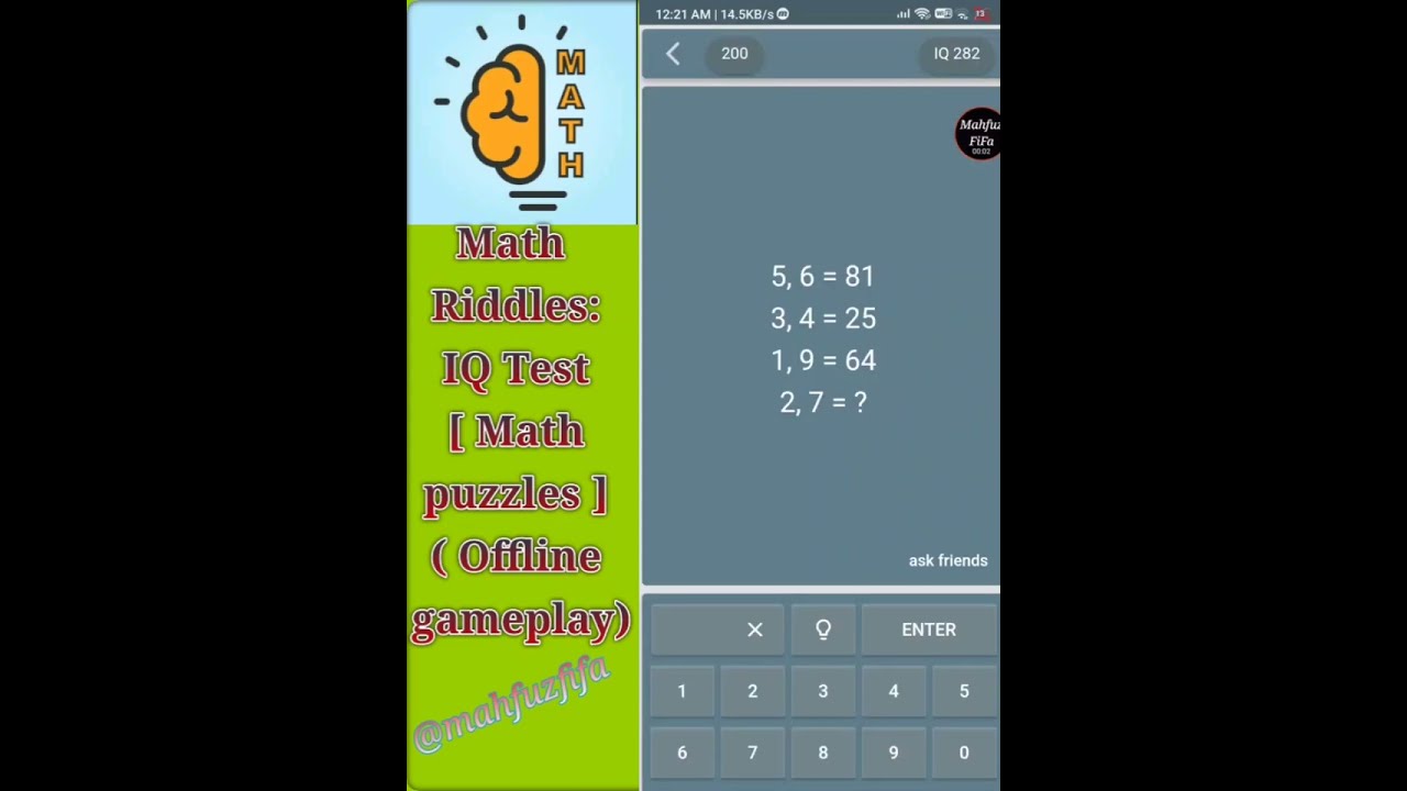 Math Riddles Level 200 📐📊📚 Math IQ Test puzzle | walkthrough