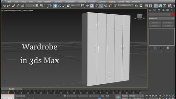 Wardrobe in 3ds Max | wardrobe modeling in 3ds max | cabinet in 3ds max