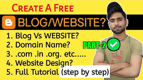 How To Create A Free Website/Blog In 5 Min | घर बैठे लाखो कमाएं 💰 - Full TUTORIAL STEP BY STEP