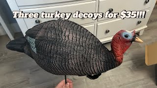 Three turkey decoys for only 35$