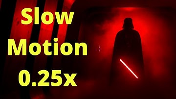 Star Wars: Rogue One | Darth Vader End Scene [SLOW MOTION]