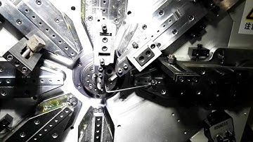 Camless Spring Forming Machine-AL 236R 0 3 to 2 5mm-12 Axis -AutoLink Technology