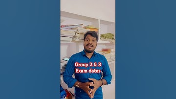 Tspsc group 2 & 3 exam dates released from tspsc board #tspsc #tspscgroup2 #englishbysandeepsir