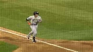 Akron's Zimmer hits two-run blast