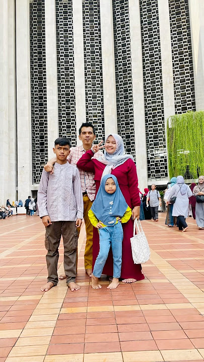 Niat hari mau ke jisr, apa daya antriannya buanyakkk #jembatanistiqlal #istiqlal #jjs