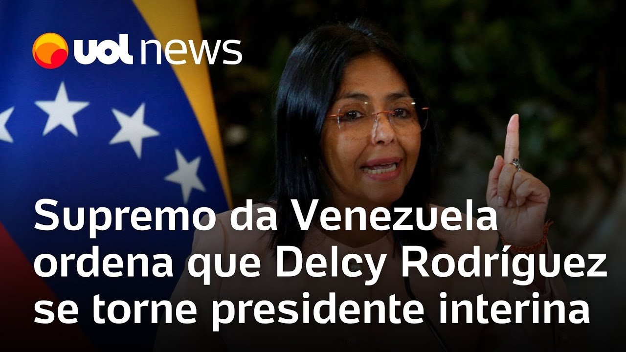 Supremo da Venezuela ordena que Delcy Rodríguez se torne presidente interina na ausência de Maduro