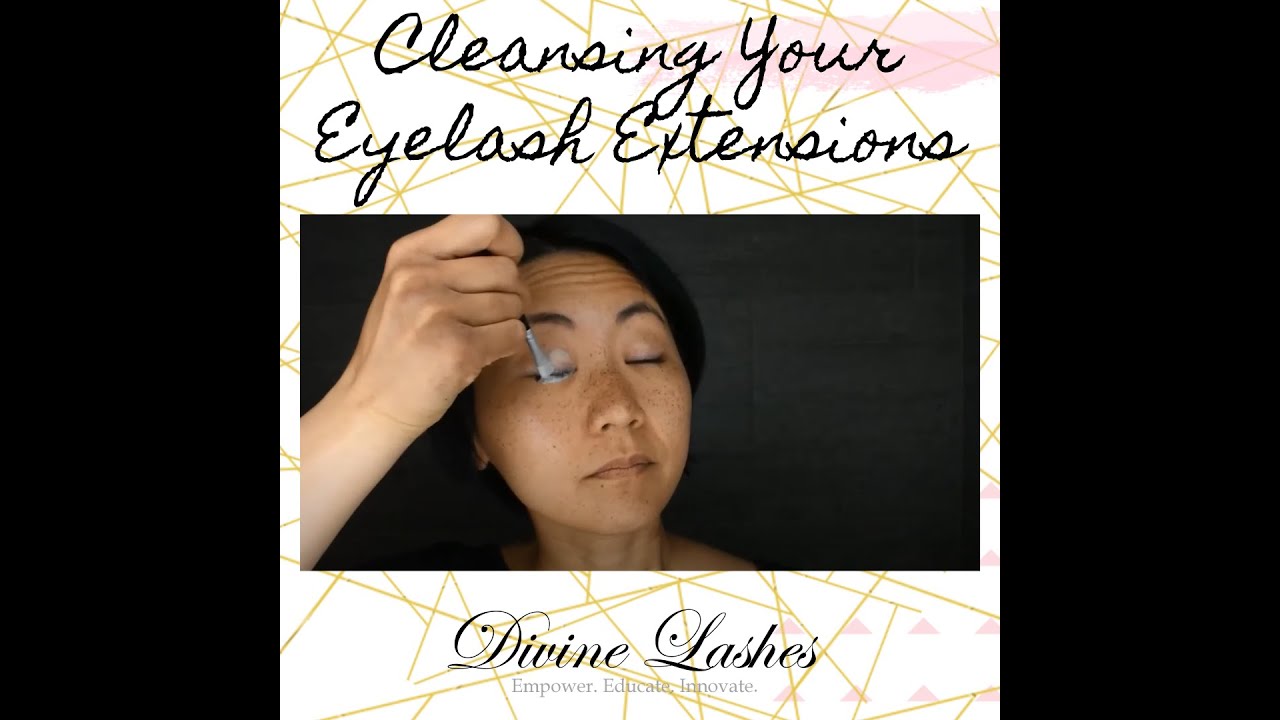 How To Cleanse Your Eyelash Extensions by Asako Ito