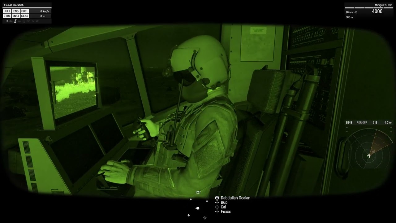 Arma 3 - Operation Hammer Down - Black fish gunship (ac 130) gameplay