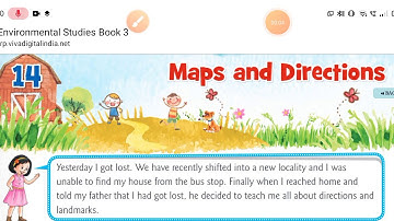 Chapter-14 Maps and Directions Date-23.12.2020 Class-3rd (Evs)