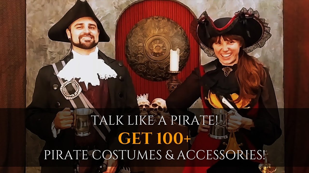 Talk Like a Pirate! 100+ Men's & Women's Costumes and Accessories