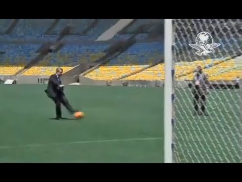 Presidente del COI visita estadio Maracaná en Brasil deportes univision