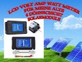 100A Dc Digital Monitor LCD Volt Amp Watt Meter Batterie Solar Power Analysator