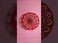 Handmade flower with paper #easy paper craft ideas #paper sy flower banany ka tariqa