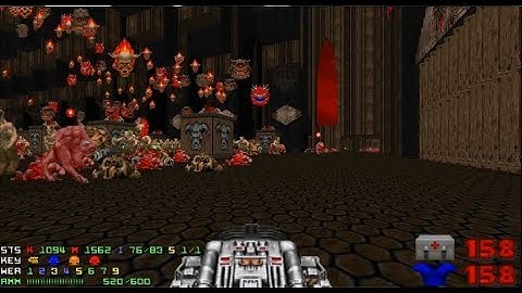 Doom 2 Cryogenics Level 3 UV [TAS] with 121% in 50:03 (Beautiful)