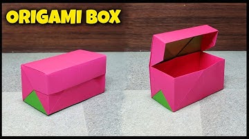 Origami Rectangular Box | Origami Box | Origami tutorial | Paper craft