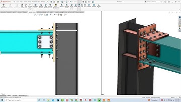 Solidworks Tutorial # 228 Beam connection Structural Design |Solidworks weldments Beam by DA Engg.