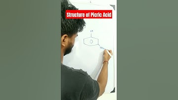 Structure of Picric Acid//#structure #shape#picricacid
