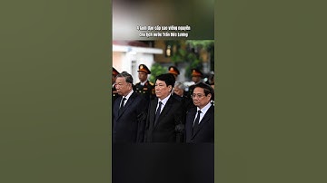 4 lãnh đạo cấp cao viếng nguyên Chủ tịch nước Trần Đức Lương