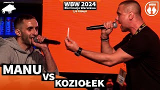 KOZIOŁEK 🆚 MANU 🎤 WBW 2024 powered by DZIK 🎤 el. Warszawa (1/8)