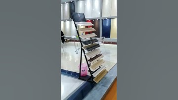 Stone Quartz Display Stand for stone fair exhibition or showroom stone tile display