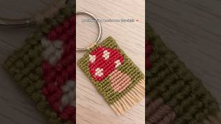 Making a tiny mushroom keychain 🍄 | Autumn Alpha Friendship Bracelet News